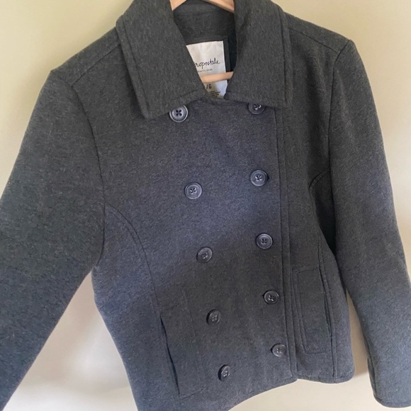 AEROPOSTALE Double-Breasted Peacoat - Picture 3 of 9